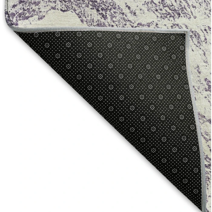 Addison Mayfield Purple AMF971 - 8ft. Round Rug