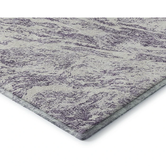 Addison Mayfield Purple AMF971 - 8ft. Round Rug