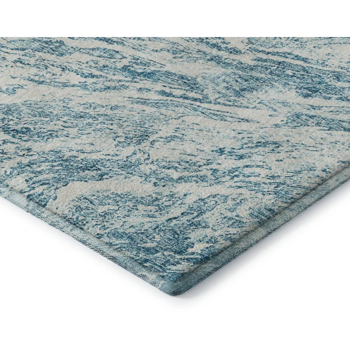 Addison Mayfield Teal AMF971 - 8ft. Round Rug