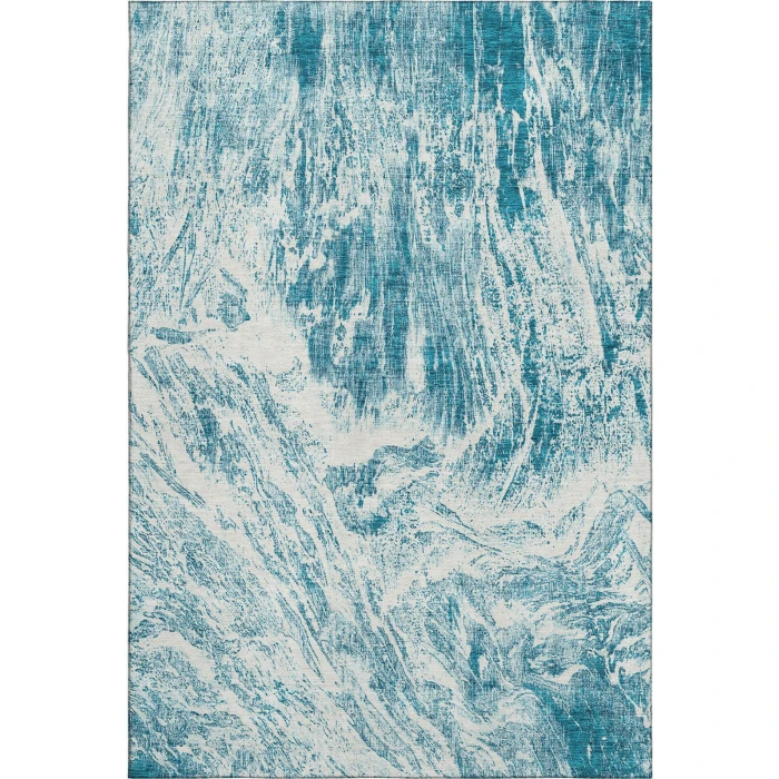 Addison Mayfield Teal AMF971 - 8ft. Round Rug