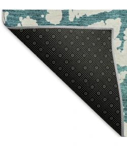 Addison Mayfield Teal AMF972 - 8ft. Round Rug