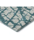 Addison Mayfield Teal AMF972 - 8ft. Round Rug
