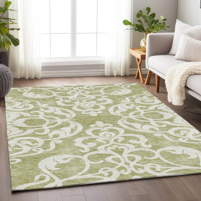 Addison Mayfield Green AMF973 8ft. x 10ft. Rect. Rug