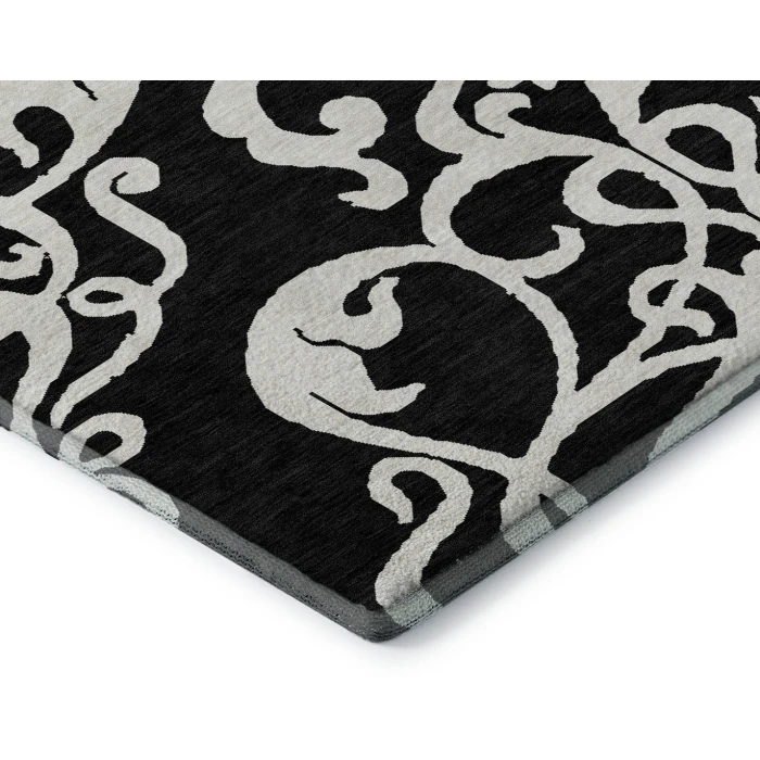 Addison Mayfield Black AMF973 2ft. 3in. x 7ft. 6in. Rect. Rug