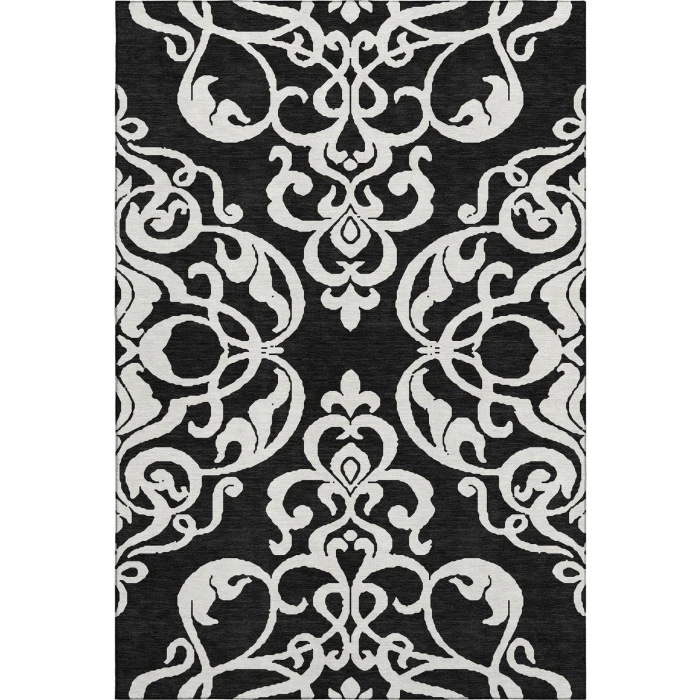 Addison Mayfield Black AMF973 2ft. 3in. x 7ft. 6in. Rect. Rug