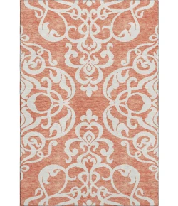 Addison Mayfield Orange AMF973 - 8ft. Round Rug