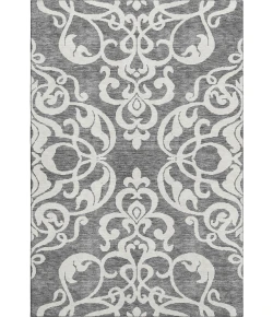Addison Mayfield Gray AMF973 - 8ft. Round Rug