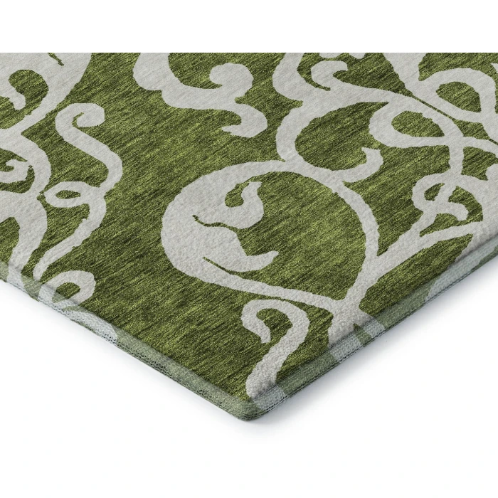 Addison Mayfield Green AMF973 2ft. 3in. x 7ft. 6in. Rect. Rug