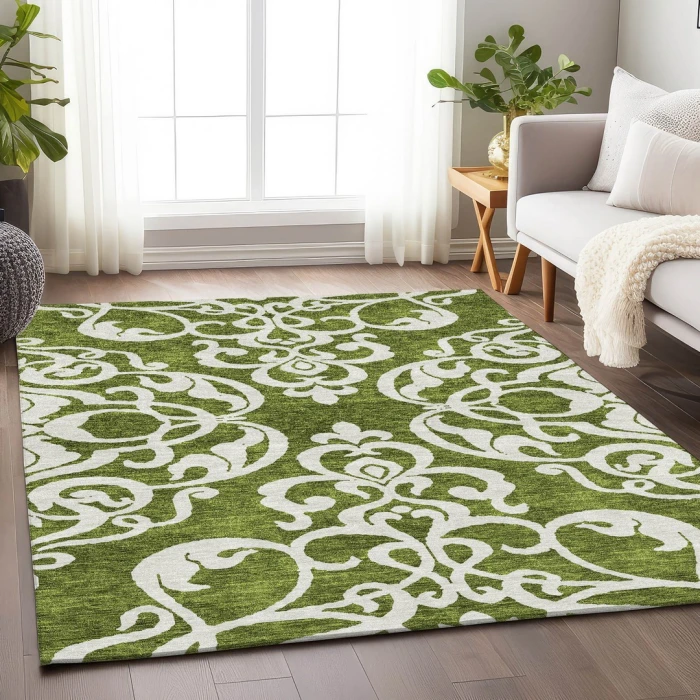 Addison Mayfield Green AMF973 2ft. 3in. x 7ft. 6in. Rect. Rug