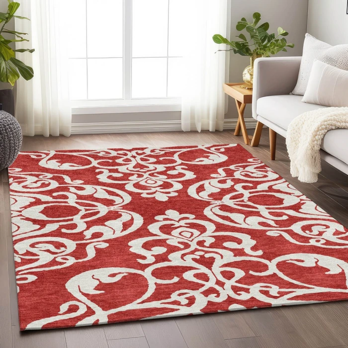 Addison Mayfield Red AMF973 8ft. x 10ft. Rect. Rug