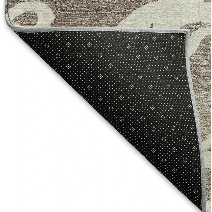 Addison Mayfield Brown AMF973 - 8ft. Round Rug