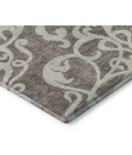 Addison Mayfield Brown AMF973 - 8ft. Round Rug