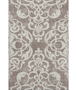 Addison Mayfield Brown AMF973 - 8ft. Round Rug
