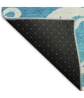 Addison Mayfield Teal AMF973 - 8ft. Round Rug