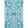 Addison Mayfield Teal AMF973 - 8ft. Round Rug