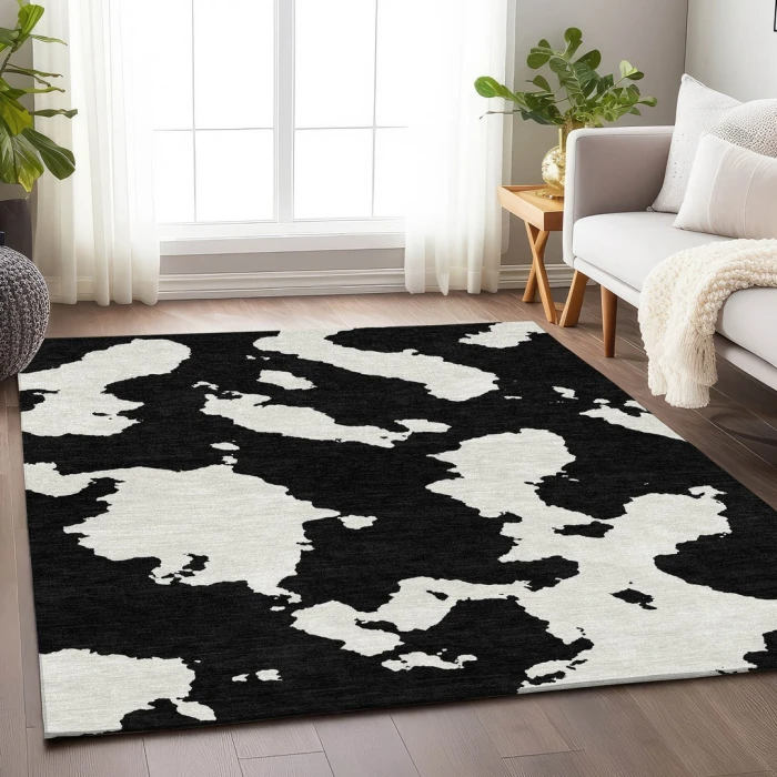 Addison Mayfield Black AMF975 8ft. x 10ft. Rect. Rug