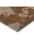 Addison Mayfield Orange AMF975 - 8ft. Round Rug
