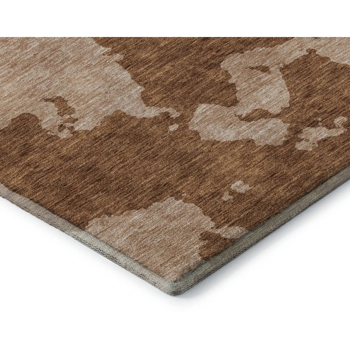 Addison Mayfield Orange AMF975 - 8ft. Round Rug