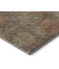 Addison Mayfield Brown AMF977 - 8ft. Round Rug