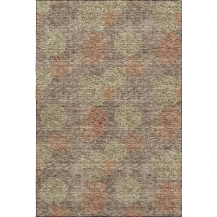 Addison Mayfield Brown AMF977 - 8ft. Round Rug