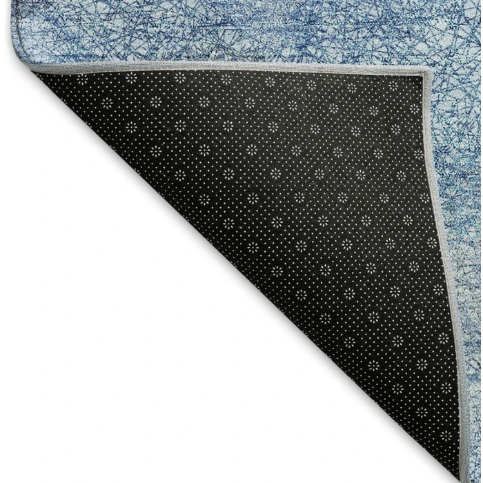 Addison Mayfield Blue AMF977 - 8ft. Round Rug