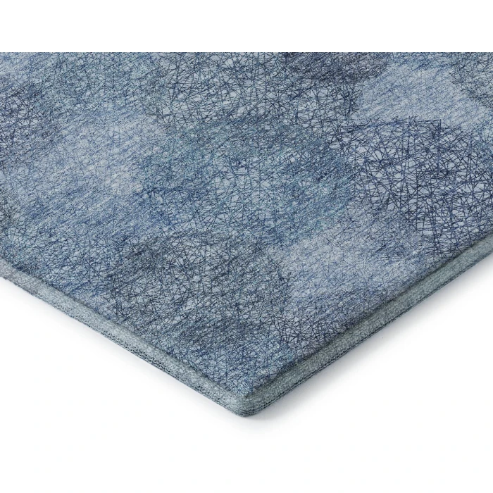 Addison Mayfield Blue AMF977 - 8ft. Round Rug