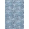Addison Mayfield Blue AMF977 - 8ft. Round Rug