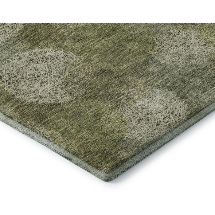 Addison Mayfield Green AMF977 - 8ft. Round Rug