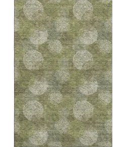 Addison Mayfield Green AMF977 - 8ft. Round Rug