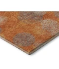 Addison Mayfield Orange AMF977 - 8ft. Round Rug