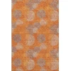 Addison Mayfield Orange AMF977 - 8ft. Round Rug