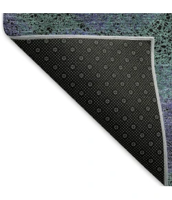 Addison Mayfield Purple AMF977 - 8ft. Round Rug