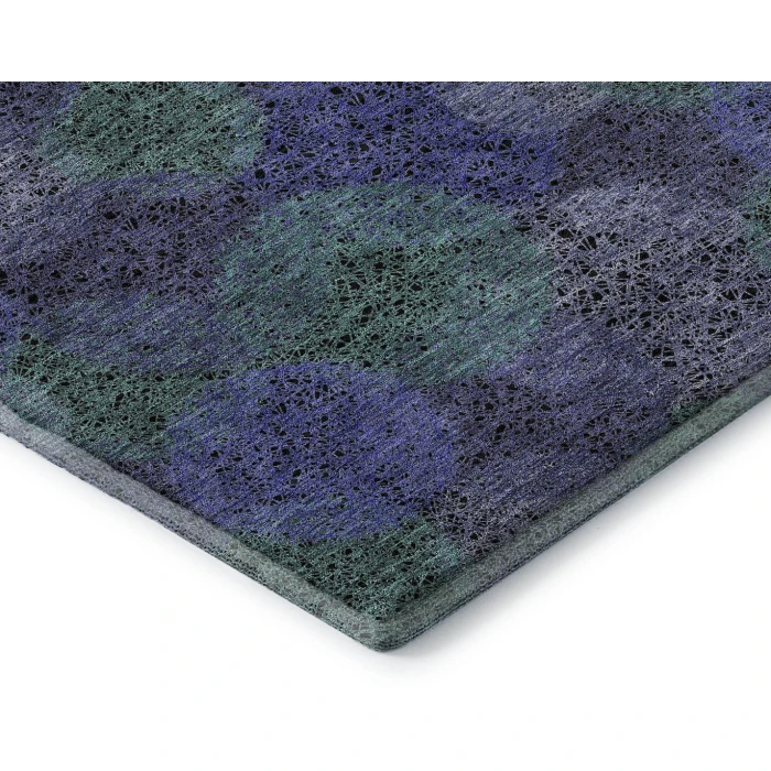 Addison Mayfield Purple AMF977 - 8ft. Round Rug