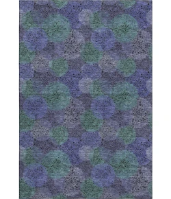 Addison Mayfield Purple AMF977 - 8ft. Round Rug