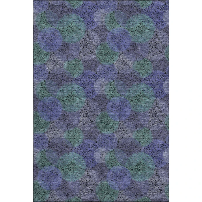 Addison Mayfield Purple AMF977 - 8ft. Round Rug