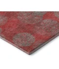 Addison Mayfield Red AMF977 - 8ft. Round Rug