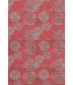 Addison Mayfield Red AMF977 - 8ft. Round Rug