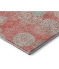 Addison Mayfield Orange AMF977 - 8ft. Round Rug