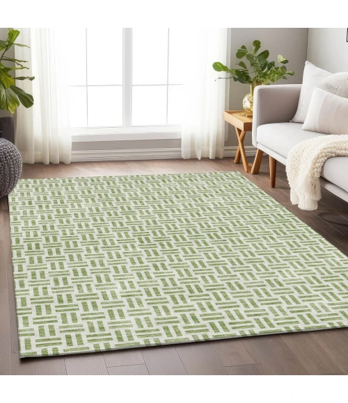 Addison Mayfield Green AMF978 2ft. 3in. x 7ft. 6in. Rect. Rug