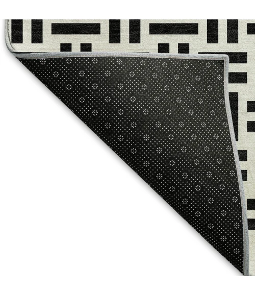 Addison Mayfield Black AMF978 2ft. 3in. x 7ft. 6in. Rect. Rug