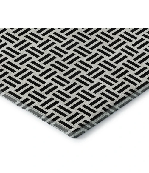 Addison Mayfield Black AMF978 2ft. 3in. x 7ft. 6in. Rect. Rug