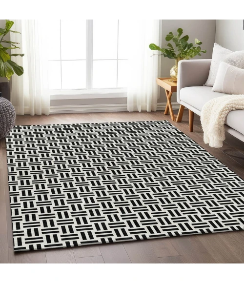 Addison Mayfield Black AMF978 2ft. 3in. x 7ft. 6in. Rect. Rug
