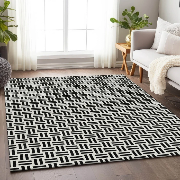 Addison Mayfield Black AMF978 5ft. x 7ft. 6in. Rect. Rug
