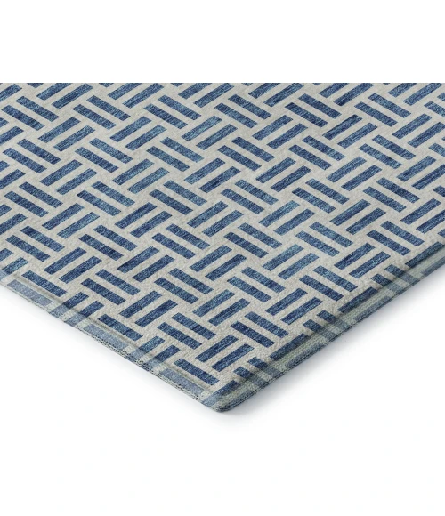 Addison Mayfield Blue AMF978 2ft. 3in. x 7ft. 6in. Rect. Rug