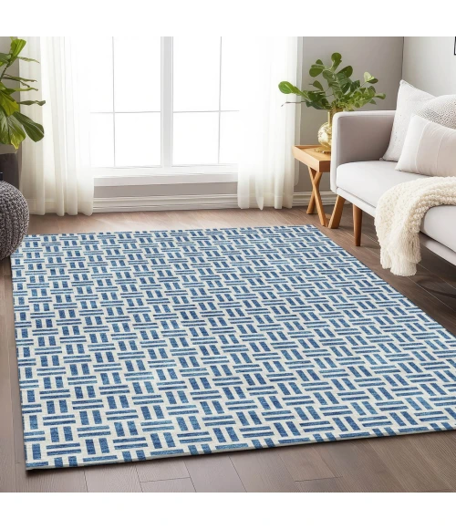Addison Mayfield Blue AMF978 2ft. 3in. x 7ft. 6in. Rect. Rug