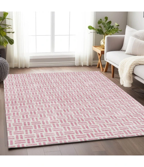 Addison Mayfield Pink AMF978 2ft. 3in. x 7ft. 6in. Rect. Rug