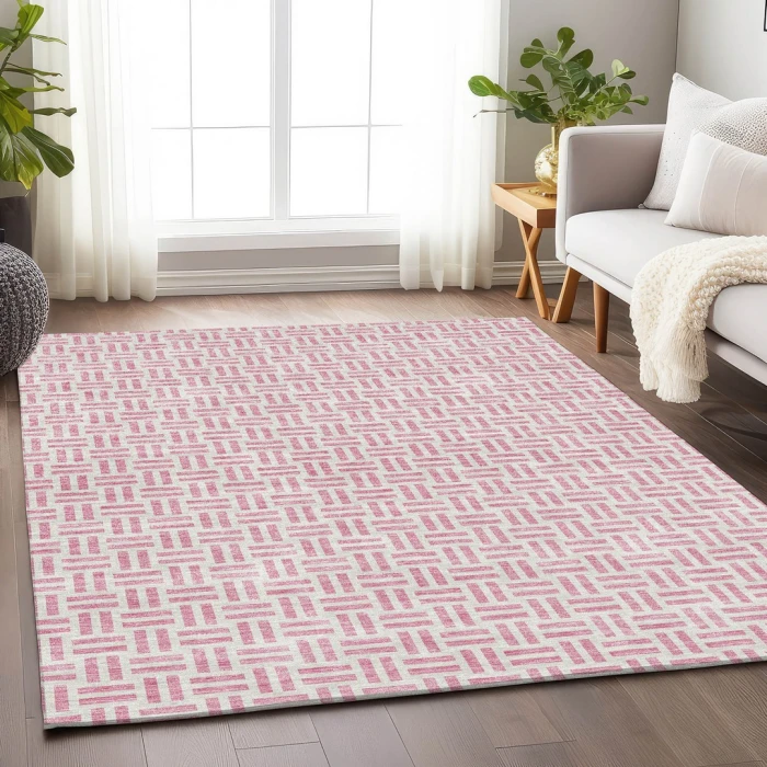 Addison Mayfield Pink AMF978 5ft. x 7ft. 6in. Rect. Rug