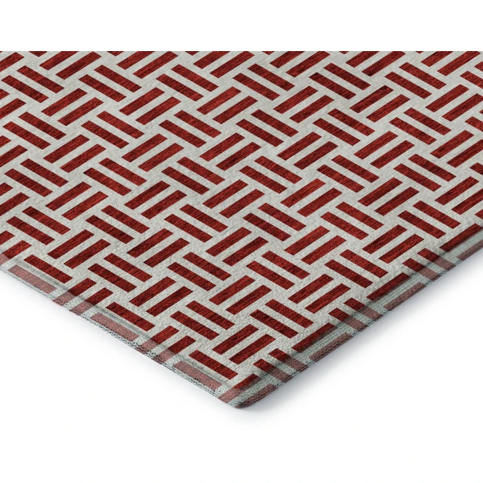 Addison Mayfield Red AMF978 9ft. x 12ft. Rect. Rug