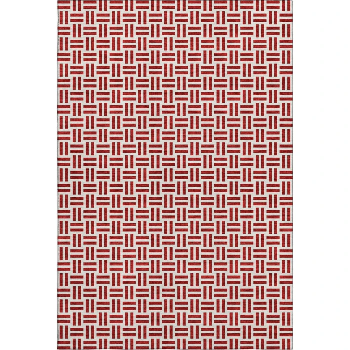 Addison Mayfield Red AMF978 9ft. x 12ft. Rect. Rug