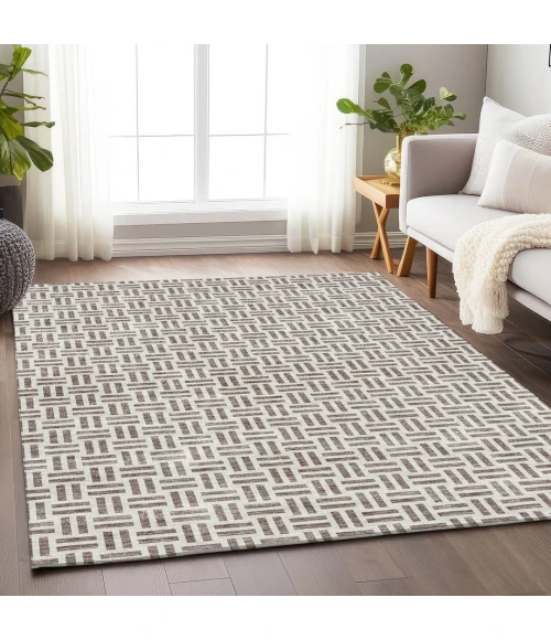 Addison Mayfield Brown AMF978 2ft. 3in. x 7ft. 6in. Rect. Rug